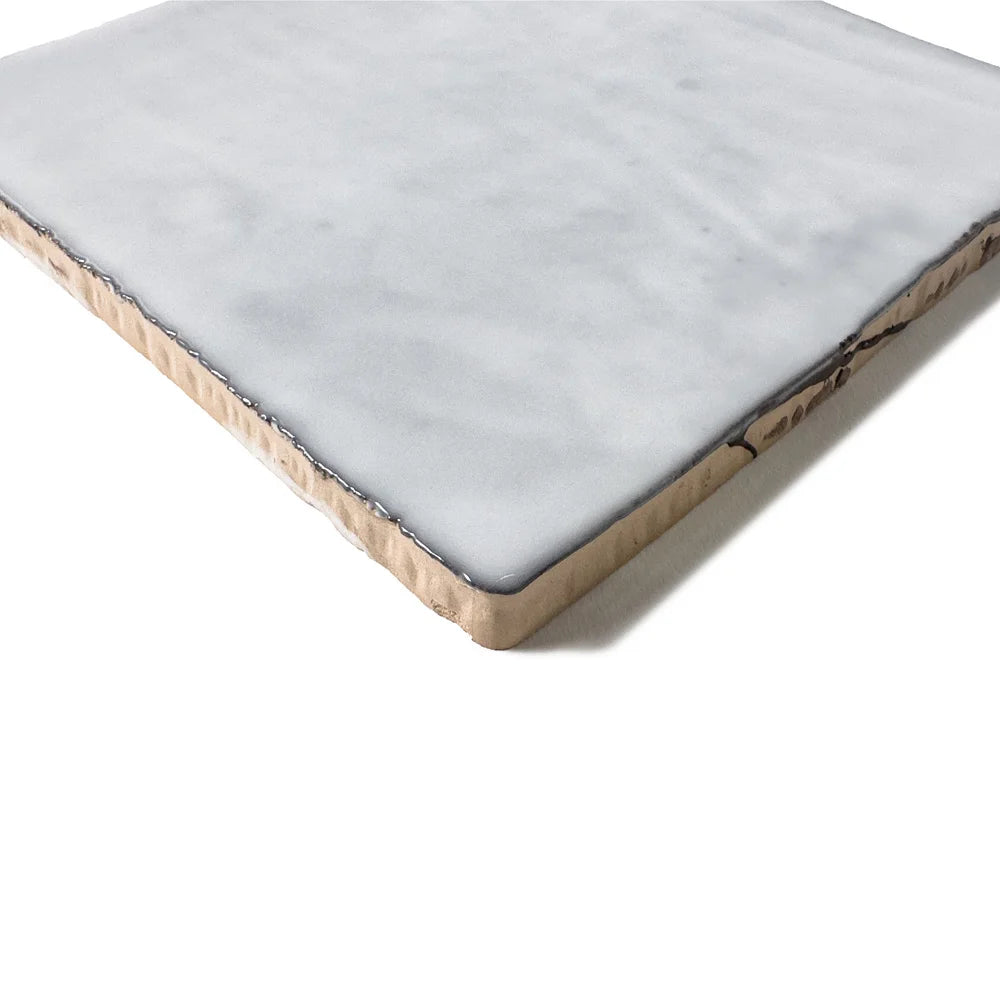 Paloma Pearl Grey Solid Tile 5" x 5"