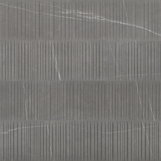 Progetto Deco Matte Porcelain Tile in Platinum 24" x 48"