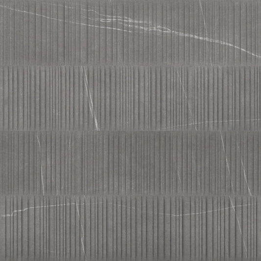 Progetto Deco Matte Porcelain Tile in Platinum 24" x 48"