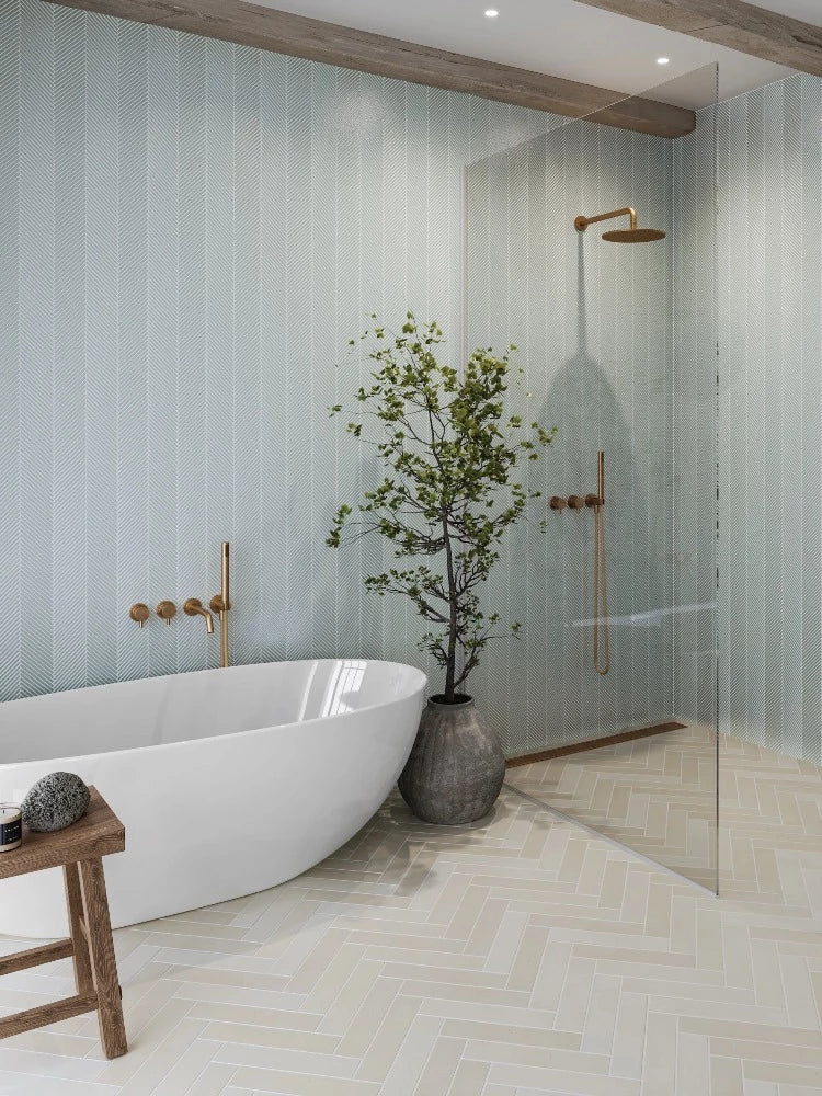 Prose White 2.5" x 12" Matte Porcelain Floor & Wall Tile