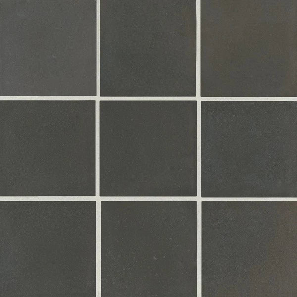 Prose Black 4" x 4" Matte Porcelain Floor & Wall Tile