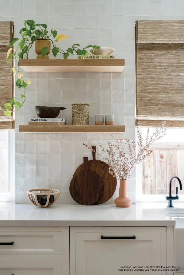 Prose White 4" x 4" Matte Porcelain Floor & Wall Tile