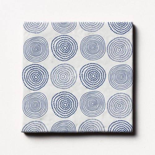 Provence Ceramic Tile Deco PAB-4 6" x 6"