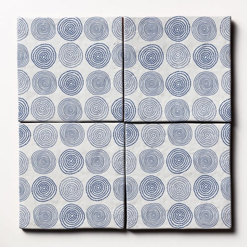 Provence Ceramic Tile Deco PAB-4 6" x 6"