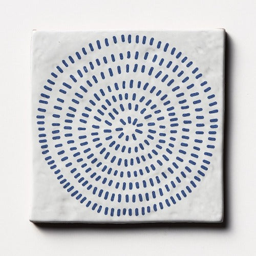 Provence Ceramic Tile Deco PAB-5 6" x 6"