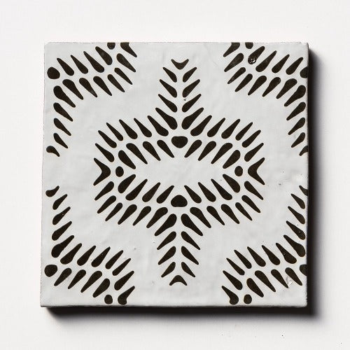 Provence Ceramic Tile Deco PBA-2 6" x 6"