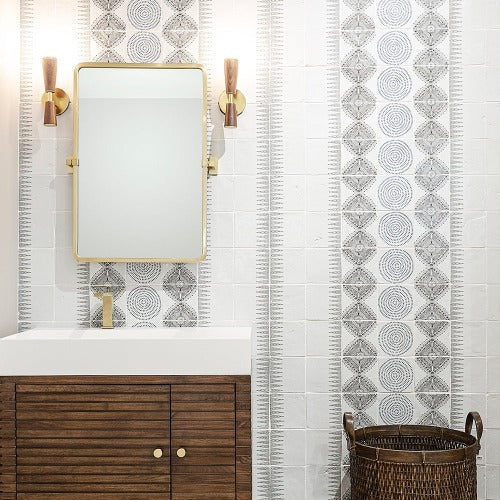 Provence Ceramic Tile Deco PBA-5 6" x 6"