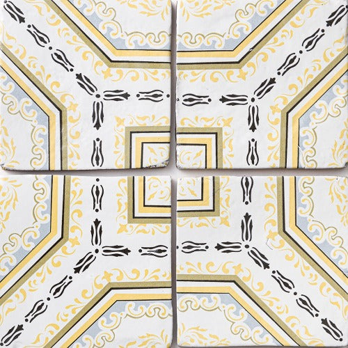 Provence Ceramic Tile Deco PSA-1 6" x 6"