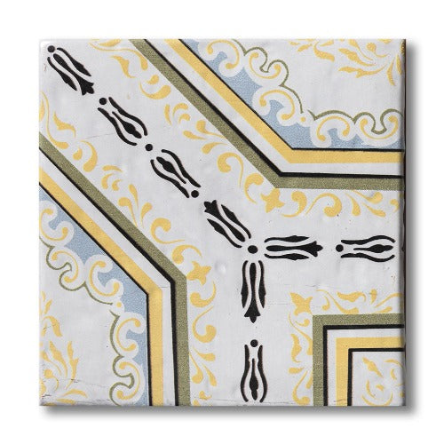 Provence Ceramic Tile Deco PSA-1 6" x 6"