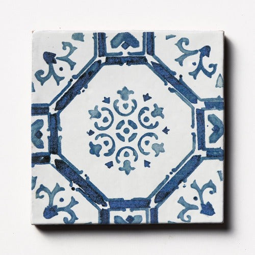 Provence Ceramic Tile Deco PSA-3 6" x 6"