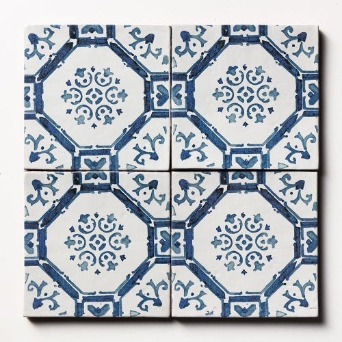 Provence Ceramic Tile Deco PSA-3 6" x 6"