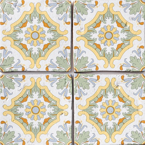 Provence Ceramic Tile Deco PSA-5 6" x 6"