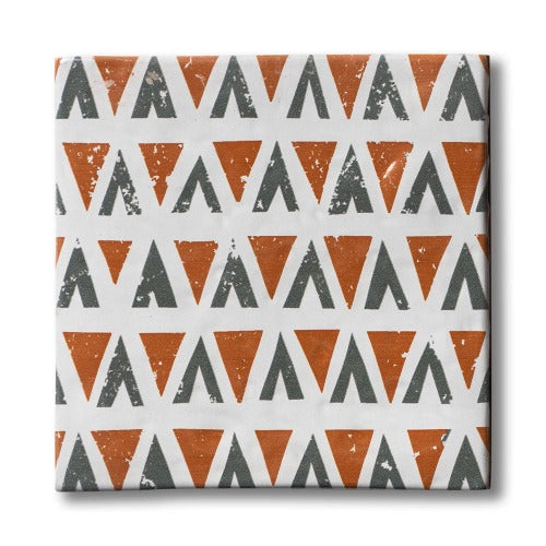 Provence Ceramic Tile Deco PZA-2 6" x 6"