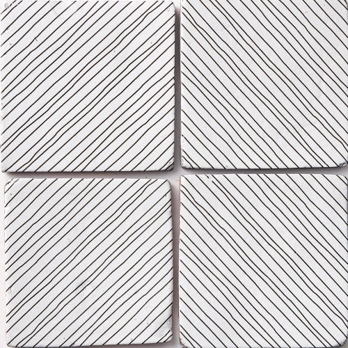 Provence Ceramic Tile Deco PZA-3 6" x 6"