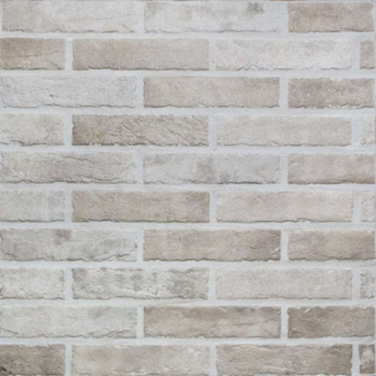 Rustic Brick Porcelain Tile 2" x 10" in Arena
