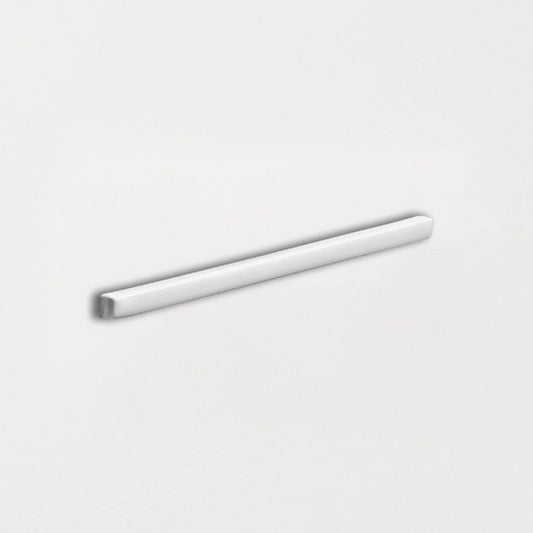 Snow White Edge Trim Ceramic Molding 3/8" x 6"