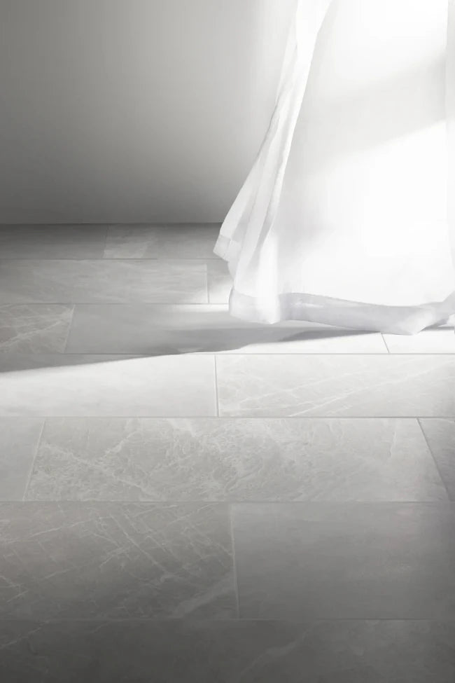 Artistic Tile Snowstorm Marble Tile 12" X 24" Stone