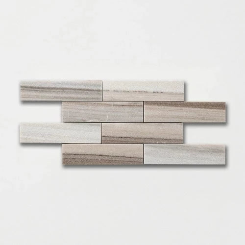 Striato Zeus Honed Marble Subway Tile 2" x 8"