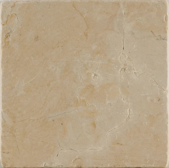 Artistic Tile Sunrise Gold Marble Tile Tumbled 8" x 8" Stone