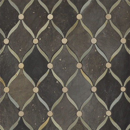 Taksim Honed Limestone Mosaic