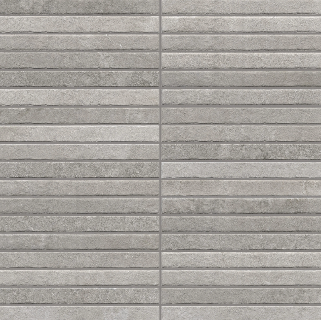 Teramo Glazed Porcelain Field Tile Matte in Grigio 1.5" x 1.5"