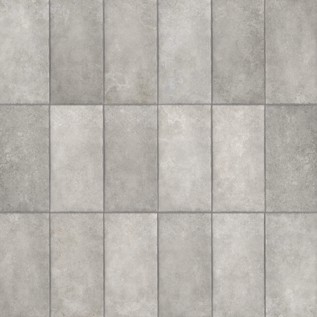 Pattern of gray tiles with a subtle texture