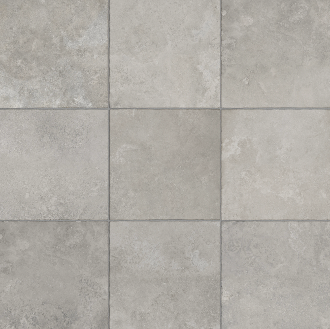 Teramo Glazed Porcelain Field Tile Matte in Grigio 20" x 20"