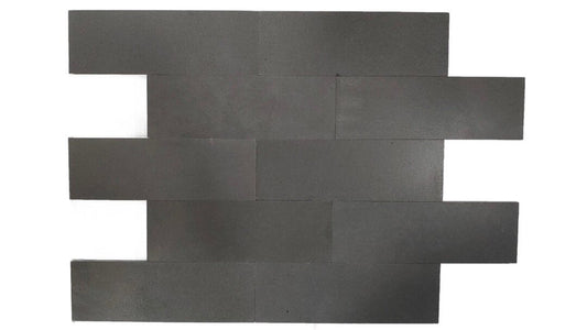 Basalt Subway Honed Black Tile