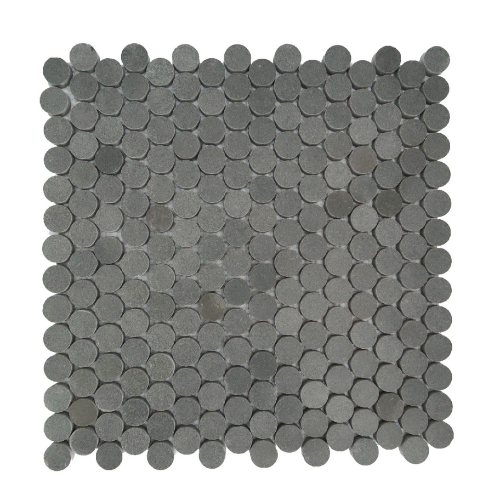 Basalt Penny Round Mosaic