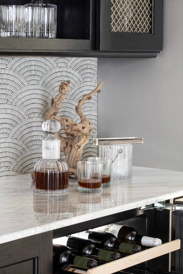 Artistic Tile Fan Club Ice White Mosaic