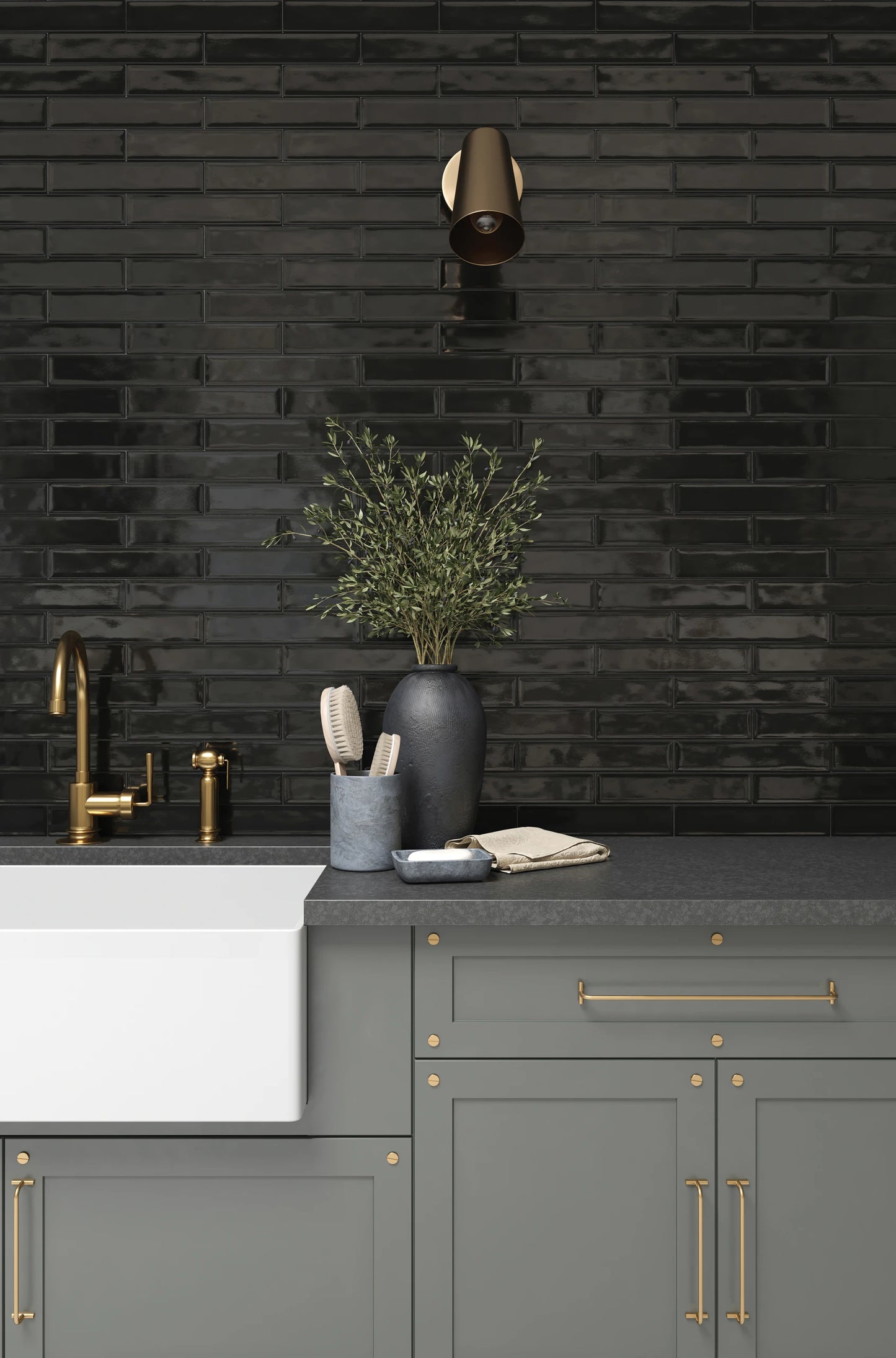 Oxen Glossy Porcelain Tile 2.75" x 11"