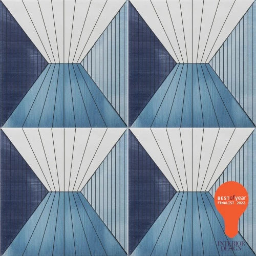 Artistic Tile A Mano Pyramide Blue Field Tile