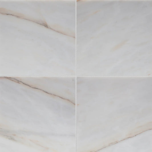 Artistic Tile Calacatta Rosa Marble Field Tile 12" x 24" Honed