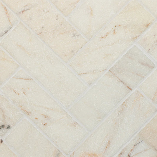 Artistic Tile Calacatta Rosa Marble Field Tile 4" x 12" Tumbled