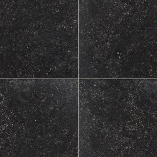 Artistic Tile Odessa Black Belgian Bluestone Limestone Field Tile Stone Straight Edge