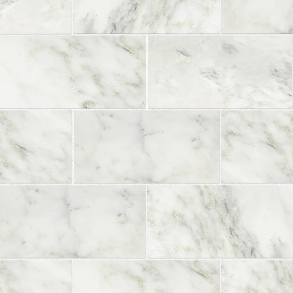 Artistic Tile Pacific White Marble Field Tile 3" x 6" Polished