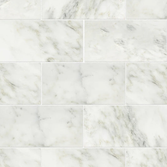 Artistic Tile Pacific White Marble Field Tile 3" x 6" Polished
