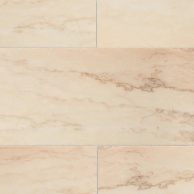 Artistic Tile Rosa Portogallo Marble Tile Honed 12" X 24" X 3/8" Stone