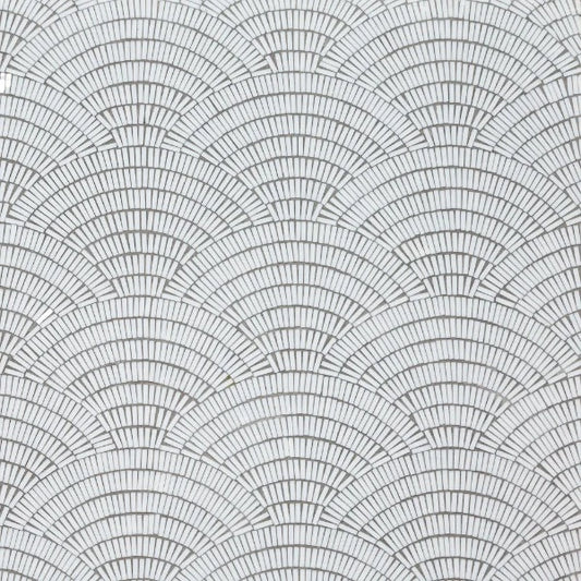 Artistic Tile Fan Club Ice White Mosaic