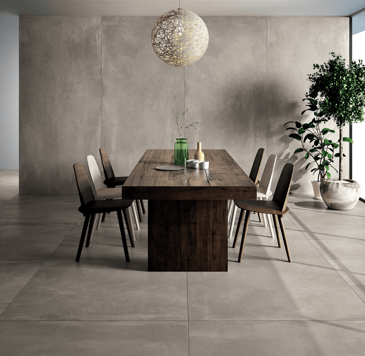 Natural Porcelain Tile 48" x 48"