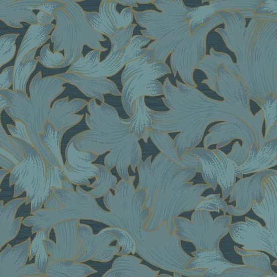 Acanthus Toss Wallpaper