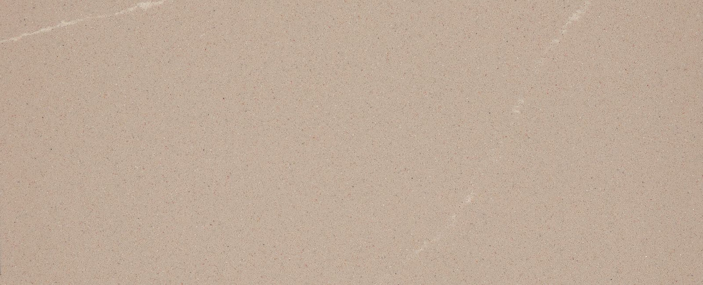 Baked Beige Quartz Slab 125″ x 62″ 122-613