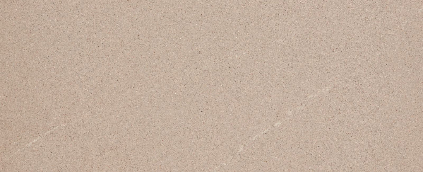 Baked Beige Quartz Slab 125″ x 62″ 122-613