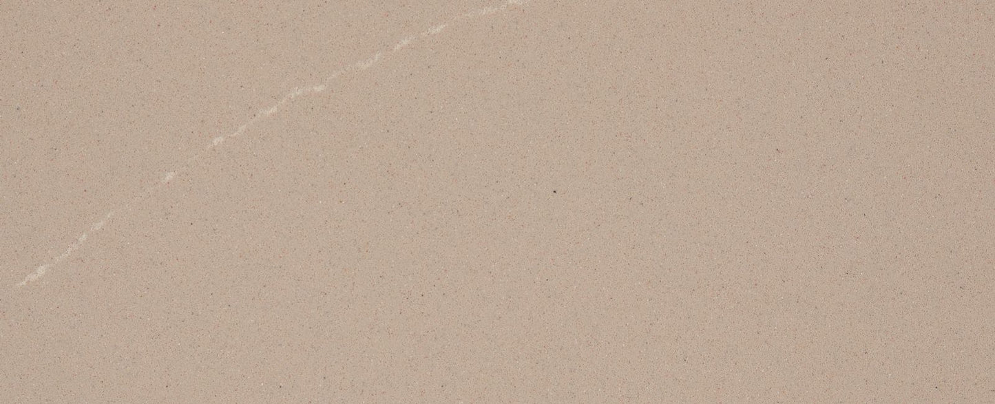 Baked Beige Quartz Slab 125″ x 62″ 122-613