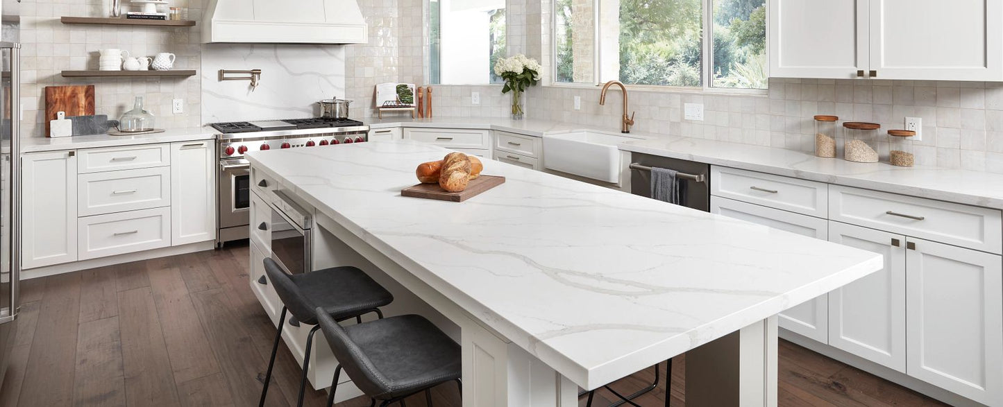 Bianchi Quartz Slab 125″ x 62″ 122-900