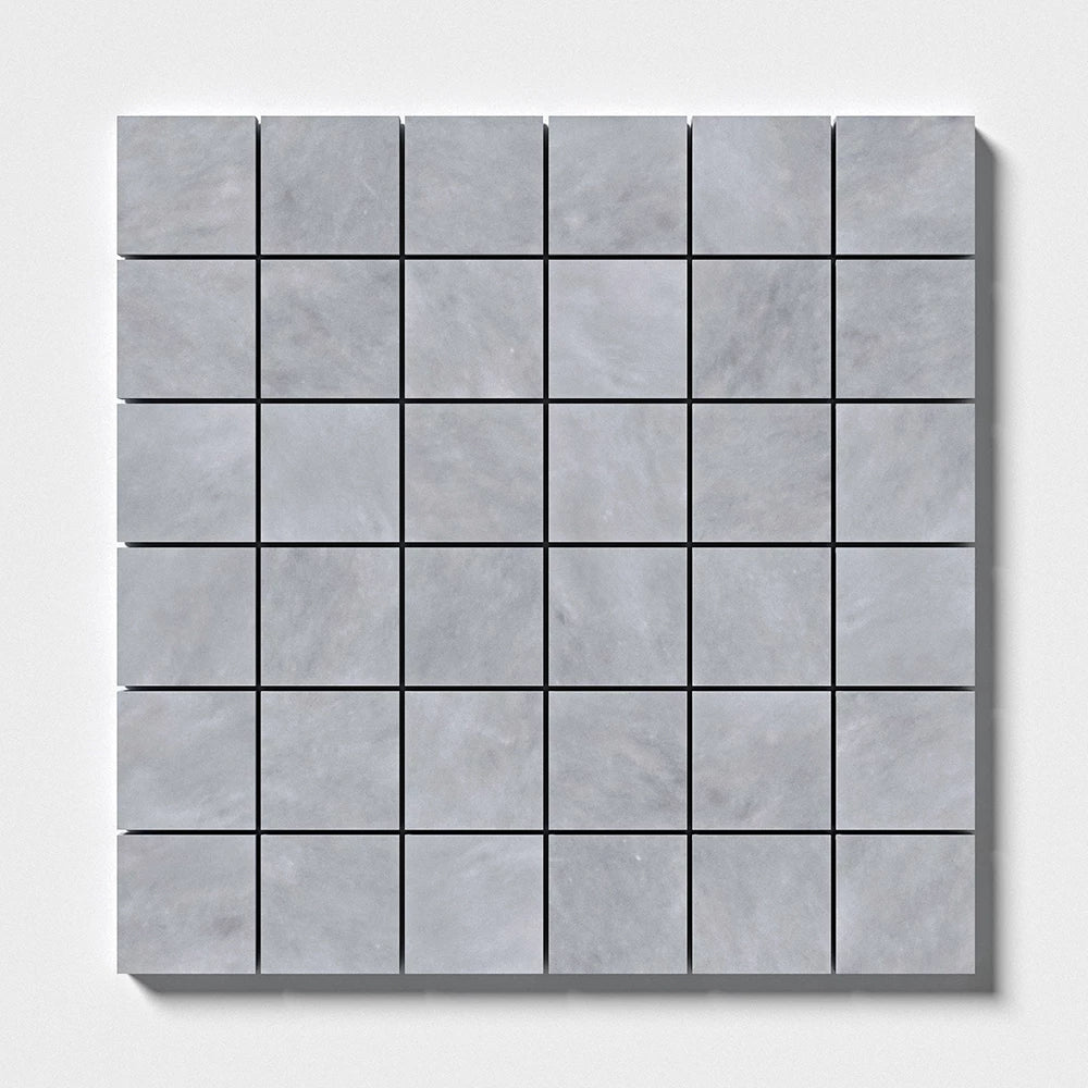 Bianco Lasa Light Honed 2" x 2" Marble Mosaic