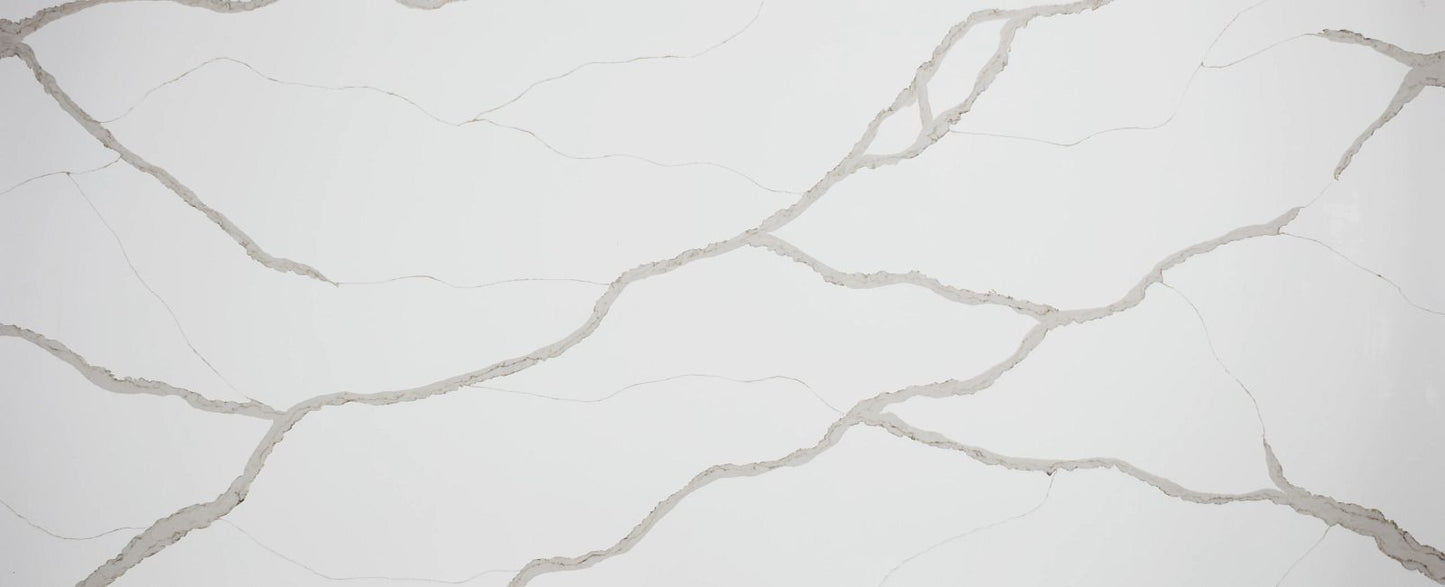 Bianco Liguria Quartz Slab 125″ x 62″ 122-700