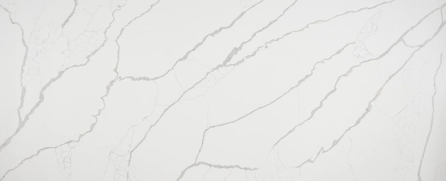 Calacatta Aloro Quartz Slab 134″ x 76″ 122-611