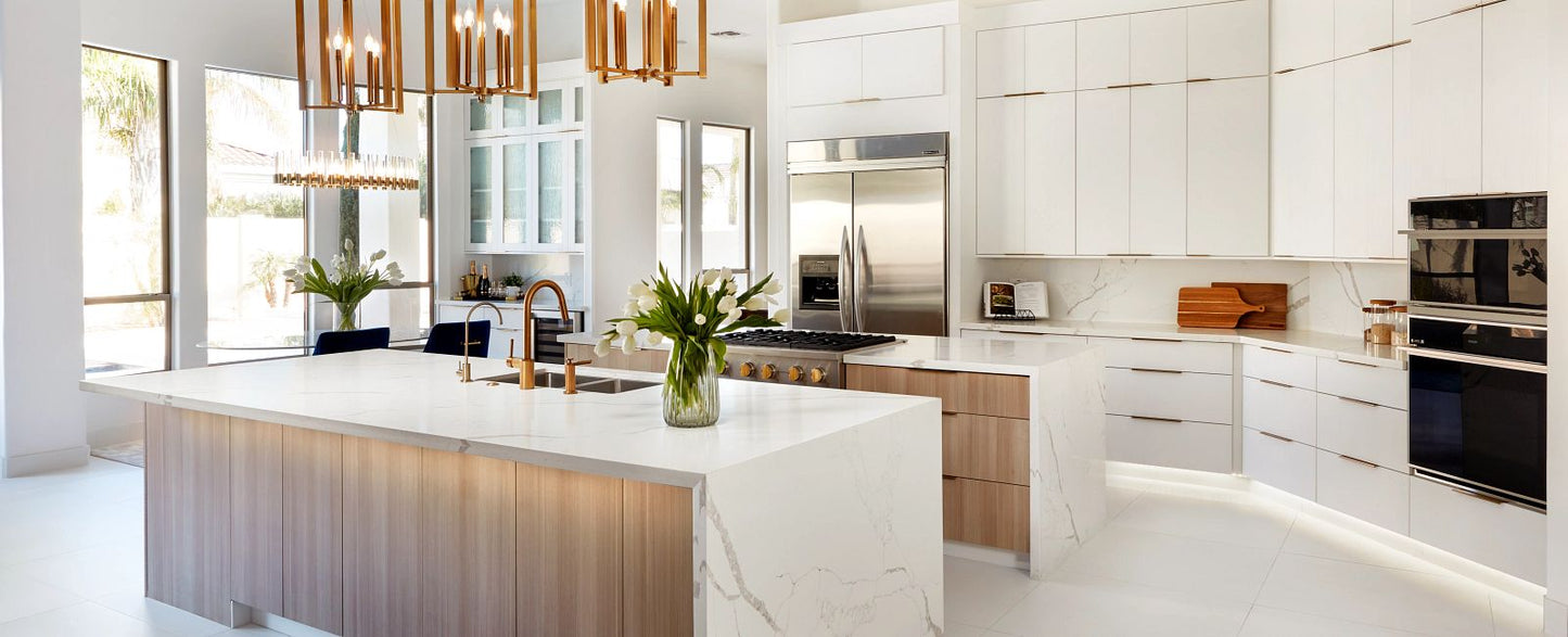 Calacatta Astro Quartz Slab 125″ x 62″ 122-701