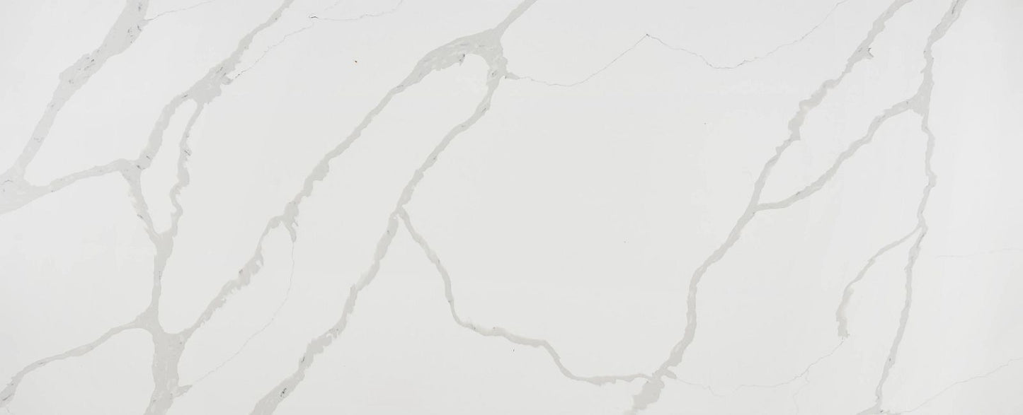 Calacatta Cloud Quartz Slab 134″ x 76″ 122-608